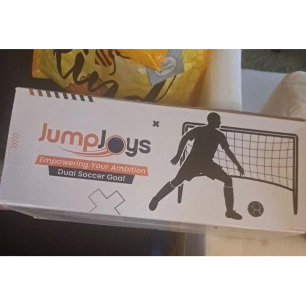 jumpjoys Soccer Training Goal Shot Blue set of 1 Practice 10mm Poles Oxford Fabr
